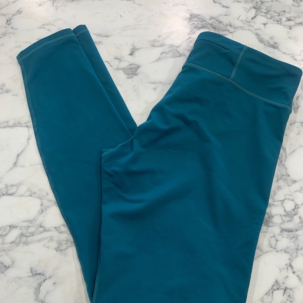 Teal Cold Weather Insulated Leggings